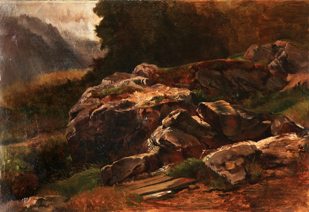 Julie Wilhelmine Hagen - Schwarz, Paesaggio pietroso